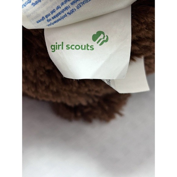 Build A Bear Girl Scouts Thin Mint Cookies Chocolate Brown Mint Green Teddy Bear - Picture 12 of 14